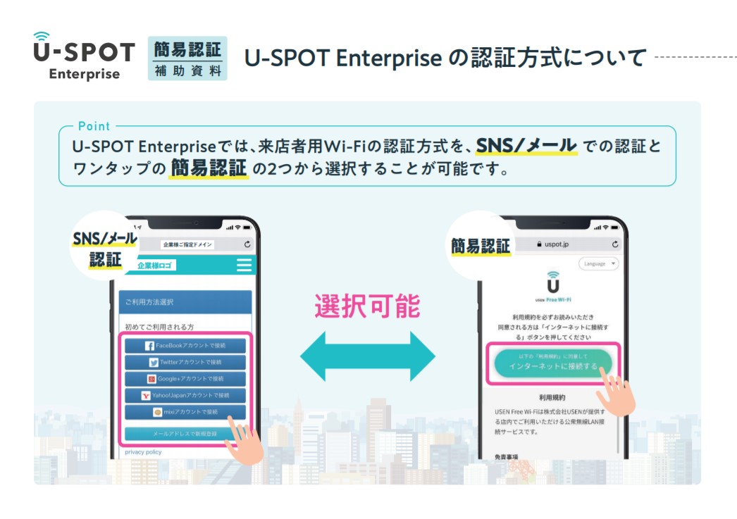 U-SPOT Enterprise　簡易認証補助資料